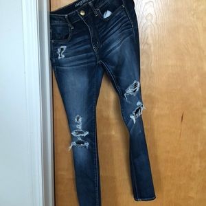 Ripped American Eagle Skinny Jeans